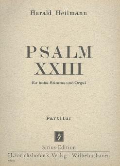 Psalm 23 für hohe Stimme und Orgel op. 56 