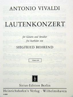 Lautenkonzert C-Dur RV 82 