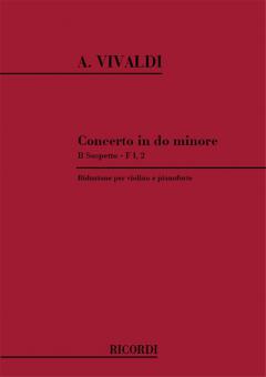 Concerto C Minor Violin With Piano Reduction RV199 'il Sospetto' 