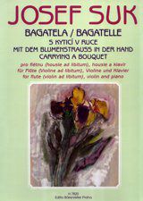 Bagatelle mit dem Blumenstrauss in der Hand 