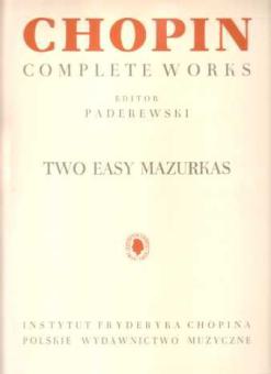 2 Easy Mazurkas op. 7 No. 1 + 2 