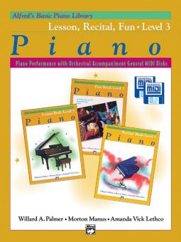 Lesson, Recital & Fun Books, Level 3 