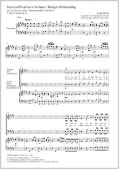 Soavi zeffiri al mar c'invitano (Herrscher der Meere) Standard