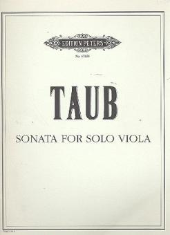 Sonata for Solo Viola 