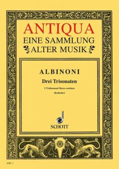 3 Triosonatas Op. 1/10-12 Standard