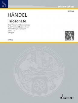 Trio Sonata F Major Op. 5/6 Standard