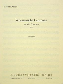 Venezianische Canzonen Standard