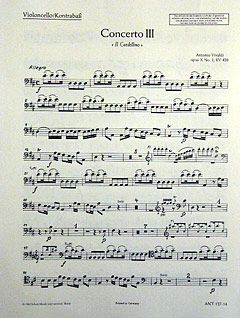 Concerto No. 3 D Major Op. 10/3 RV 428/PV 155 Standard