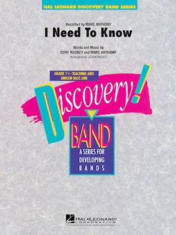 I Need To Know 