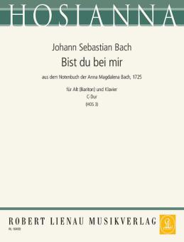 Bist du bei mir Standard