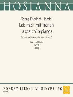 Laß mich mit Tränen Standard