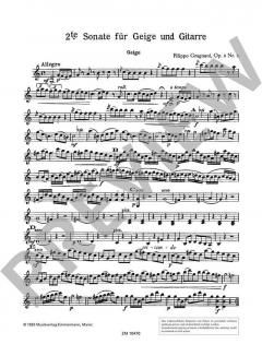 Drei Sonaten op. 8/2 von Filippo Gragnani 