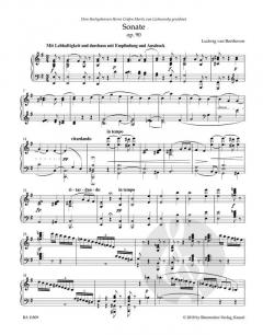 Sonate in e op. 90 von Ludwig van Beethoven für Klavier im Alle Noten Shop kaufen
