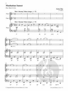 City Snapshots Flute - Klavierbegleitung von James Rae 