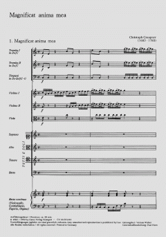 Magnificat von Christoph Graupner (Download) 