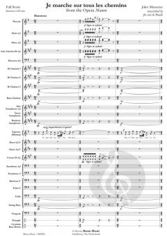 Je marche sur tous les chemins von Jules Massenet (Download) 