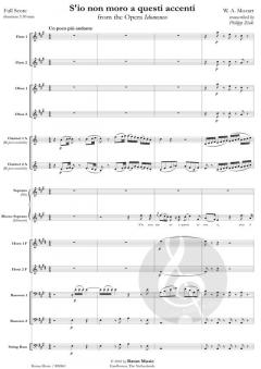 S'io non moro a questi accenti von Wolfgang Amadeus Mozart (Download) 