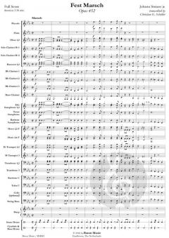 Fest Marsch op. 452 von Johann Strauss (Sohn) (Download) 