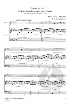 Nocturne op. 7 von Franz Strauss 