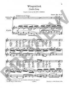 Schleenblüt' A-Dur / Wiegenlied F-Dur op. 16 / op. 17 von Gustava Bley 