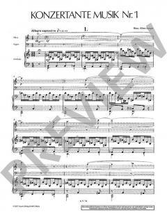 Konzertante Musik Nr. 1 von Hans-Klaus Langer 