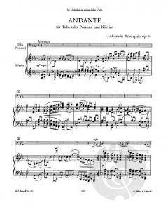 Andante Es-Dur op. 64 von Alexander Tcherepnin 