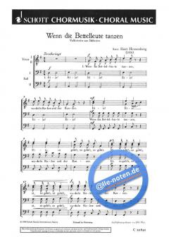 Wenn die Bettelleute tanzen von Kurt Hessenberg (Download) 