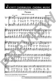 Suite nach französischen Volksliedern Nr. 3 von Heinrich Poos (Download) 