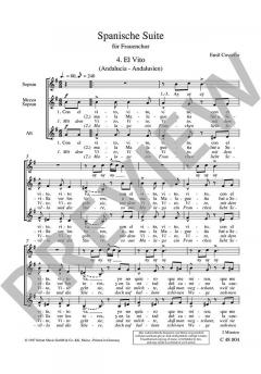 Spanische Suite Nr. 4: El Vito von Emil Cossetto (Download) 