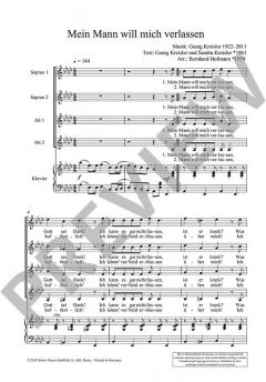 Mein Mann will mich verlassen von Georg Kreisler (Download) 