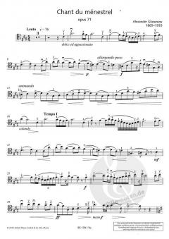 Chant du ménestrel op. 71 von Alexander Glasunow (Download) 