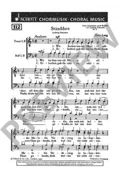 Zwei Ständchen Nr. 1 von Hans Lang (Download) 