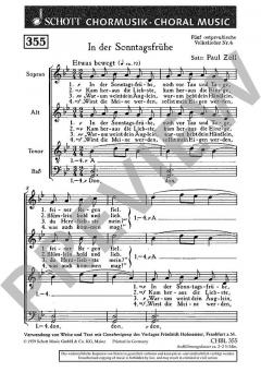 Fünf ostpreussische Volkslieder Nr. 4 von Paul Zoll (Download) 