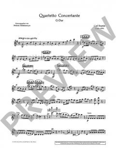 Quartetto Concertante G-Dur von Carl Stamitz (Download) 