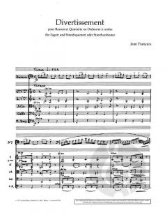 Divertissement von Jean Françaix (Download) 