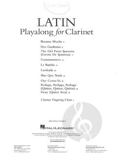 Latin Playalong Clarinet von Jack Long 