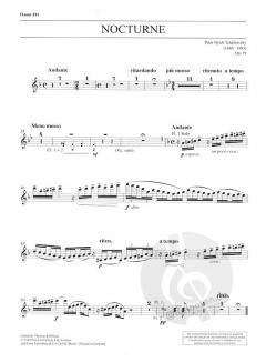 Nocturne op. 19 Nr. 4 von Peter Iljitsch Tschaikowsky 