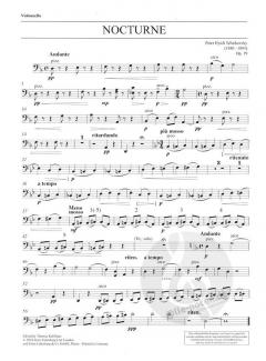 Nocturne op. 19 Nr. 4 von Peter Iljitsch Tschaikowsky 