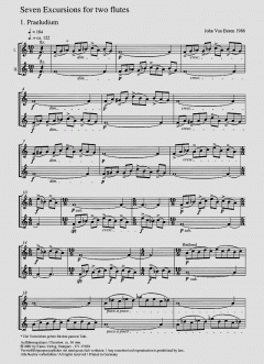 Seven Excursions for Two Flutes 