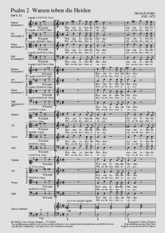 Warum toben die Heiden SWV23 von Heinrich Schütz (Download) 