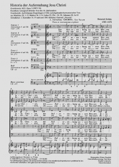 Historia der Auferstehung Jesu Christi von Heinrich Schütz (Download) 