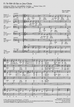 So fahr ich hin zu Jesus Christ SWV379 von Heinrich Schütz (Download) 