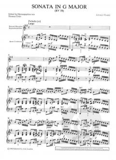 Sonata G-Dur RV 59 von Antonio Vivaldi (Download) 