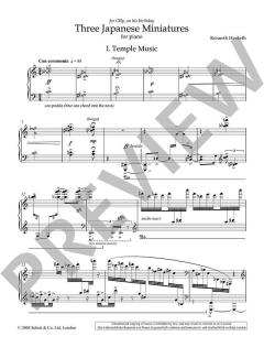 Three Japanese Miniatures von Kenneth Hesketh (Download) 