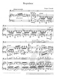 Requiebros D-Dur von Gaspar Cassado (Download) 