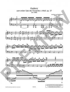 Kadenzen c-Moll von Ludwig van Beethoven (Download) 