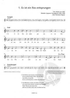 Es ist ein Ros entsprungen von Hermann Regner (Download) 