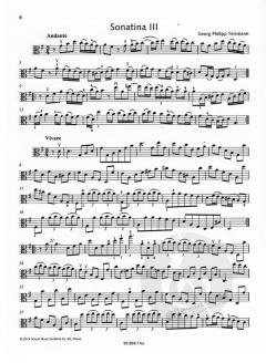 6 Sonatinen von Georg Philipp Telemann (Download) 