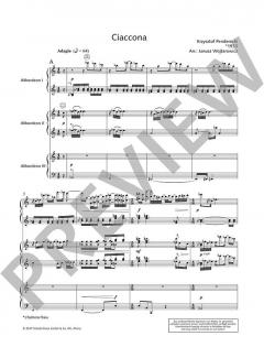 Ciaccona - In memoriam Giovanni Paolo II von Krzystof Penderecki (Download) 