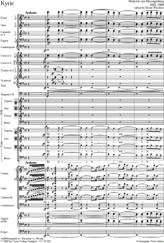 Messe in e-Moll op. 87 von Heinrich von Herzogenberg (Download) 